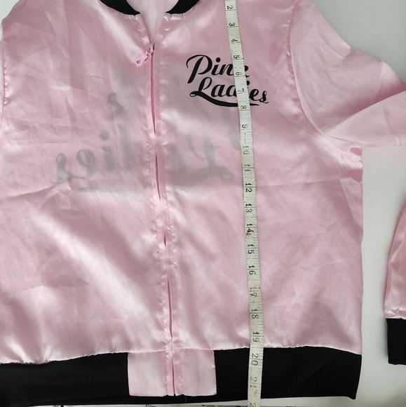 Pink Ladies Jacket Grease Medium Large - Picture 6 of 7
